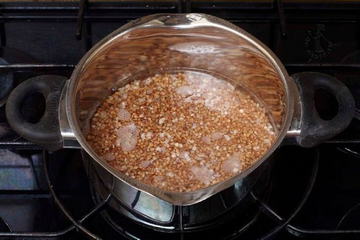 Cooking buckwheat