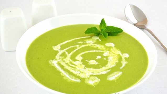 vegetable puree soup cure pancreatitis