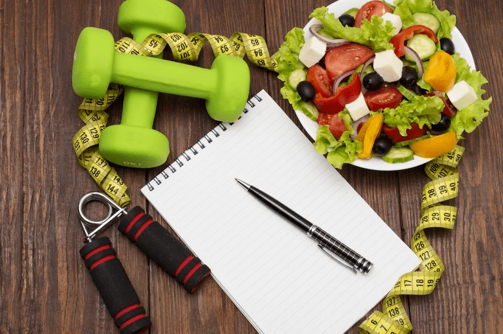 make a diet plan to lose weight