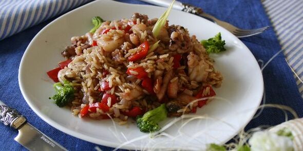 rice with vegetables for dukan diet