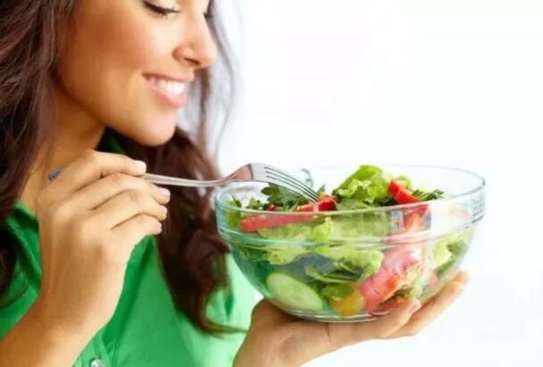 The appropriate nutrition is a beautiful food